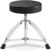 LyxJam Drum and Keyboard Throne Stool Padded Soft Seat Height Adjustable Portable Foldable Drummer Seat for Kids and Adults