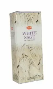 120 Incense Sticks - HEM White Sage India Relaxation Fragrance Odours - Bulk Buy