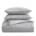 Vera Wang Illusion Grey Comforter Set, King