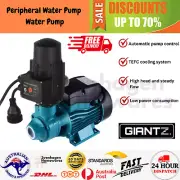 Giantz Auto Peripheral Pump Clean Water Garden Farm Rain Tank Irrigation QB60