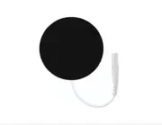 12x TYCO 5x5cm Round Black TENS Machine Pads