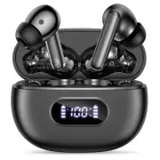 Wireless Earbuds bluetooth 5.4 Headphones Deep Bass and Noise Cancellation, 5...