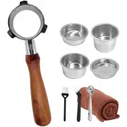 NEOUZA 51mm Bottomless Portafilter Compatible DeLonghi La Specialista Coffee Esp