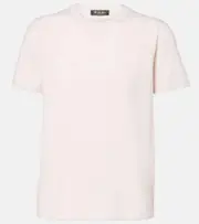 [Loro Piana] Loro Piana Angera cotton jersey T-shirt AU 14 pink