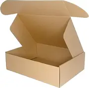 Corrugated Cardboard Shipping Boxes, 360x260x103mm Small Parcel Boxes, Packaging Mailing Boxes for Business, Posting, Small Packet Shipping, Storing or Gift(Pack of 5)