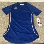 Adidas Adult Unisex XS Soccer Jersey Climacool Blue and White Brand New w/ Tags!