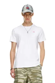 [Diesel] Diesel - T-shirt in mercerised cotton - T-Shirts - Man - White XL White