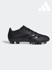 adidas Black/chrome Predator 24 Club Flexible Ground Boots (K85454) | $115