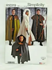 Simplicity Pattern R10319 - Capes, One Size - UNCUT