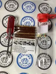 Tubeless Tyre Repair Kit with tool & 5 plugs MTB CX bike Bicycle 3776