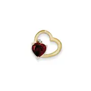 14K Yellow Gold Real Diamond u0026 GA Pendant