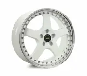 18x8.5 Simmons FR-1 White 5/120.65 P10 Wheel