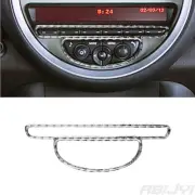 For Mini Cooper 2007-2010 Carbon Fiber Interior Radio Control Cover Trim Sticker (for: Mini)