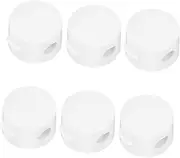 CLISPEED 6Pcs Cable Organizer Clips with Adhesive Base Flexible Cord Management for Home Office Minimalist Design Wire Organizers for Tidy Desk Setup