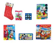 Disney Mickey Mouse Stocking Activity Gift Set ~ Oh Boy! It's Christmas (7 Items