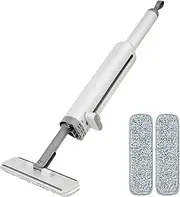 Portable Mop - Cordless Wet Dry Vacuum Cleaner| Hand Free Automatic Cleaning Mop| Strong Absorbent Cleaning Mop| Compact Mop Small Spaces| Automatic Mop with Reusable Pads| Flat Squeeze Mop