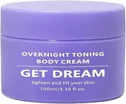 Get Dream Overnight Toning Whip Belly, Body Firming Whip, Skin Tightening Cream for Women Men, Nighttime Solution to Target Loose, Tight Cellulite Firmness of Skin While Sleeping