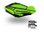PowerMadd SENTINEL Handguard Guards KIT Black Green Suzuki RM / RMZ 34423 34452