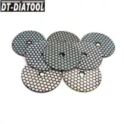 Diamond Sanding Disc 8 pieces Dry Polishing Pad 4 inch Granite Marble Tile Stone