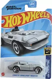 Corvette Grand Sport Roadster, HW Screen Time 8/10 [Silver] 154/250