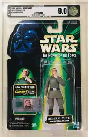 Rare Star Wars ADMIRAL MOTTI w Imperial Blaster (Commtech)(1999) AFA 9.0 (AFA90)