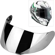 Helmet Lens Shield, Strong Scratch Resistant Full Face Helmet Visor Anti Fog for Motorcycles Replacement for AGV K5 K5-S K3 SV K1(Silver)
