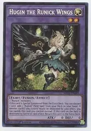 Hugin The Runick Wings MP23-EN249 Prismatic Secret Rare 1st Edition