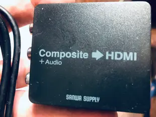 出清價! 原廠 網路最便宜土現貨AV端子轉HDMI附HDMI線隨機出轉換器AV端子轉HDMI  Av轉Hdmi