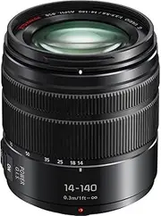 [Panasonic] LUMIX G Series 14-140mm F3.5-5.6 Micro Four Thirds Vario Standard Zoom Lens with Power O.I.S and Splash/Dust Resistance (H-FSA14140GC)