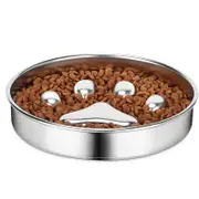 High End Stainless Steel Anti-Gulping Dog Bowl