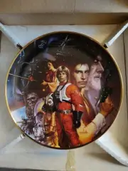 Vintage STAR WARS A New Hope Hamilton Collection Plate Classic Art Luke Han Leia
