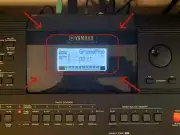 LCD For Yamaha PSR-E463 PSR E463 LCD Display Screen Repair Replacement