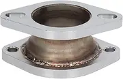 XTevu Exhaust Flange Adapter, 2.5in to 3in Exhaust Pipe Extension Flange, for Most Cars