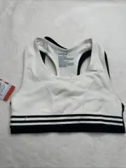 Cat & Jack Girls Sport bra seamless Pullover Black & white 2pk Size S