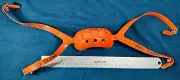 Pro Team Hard Cup 4 pt High Hook Football Helmet Chinstrap Orange (G)