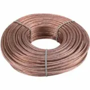 18 Gauge 100 Feet 2 Conductor Stranded Speaker Wire For Car or Home Audio 100ft