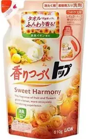 Continued Fragrance Top Laundry Detergent Liquid Sweet Harmony Refill 810g x 6