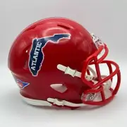 Florida Atlantic Owls CUSTOM Red - ALT Decals Mini Football Helmet