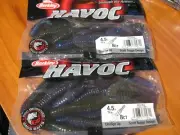 2 Packs Berkley Havoc 4.5" Change Up Soft Plastic Fishing Baits / Bama Bug