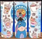 Eeyore Blue Treats Cafe SB Piglet Tigger Pooh Eeyore Coffee Cup Mug Tumbler
