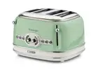 Ariete, 156 Toaster vintage 4 Slices Toaster Retro 1600W IN Metal
