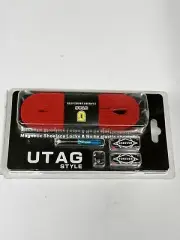 UTAG Style Magnetic Shoelace Locks & No Tie Elastic Laces Red