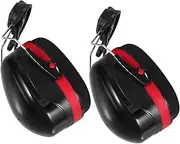 CIYODO 1Pair Construction Helmet Ear Muffs Noise Reduction Earmuffs for High Noise Environments Comfortable Soundproof Ear Protection Compatible with Helmets