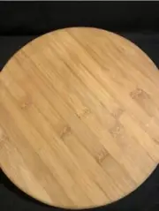 Totally Bamboo round cutting board New Sealed and in its Box Gift Idea