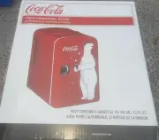 Coca-Cola 6 Can Mini Fridge Polar Bear Red Car Home Boat Desk Cooler KWC-4