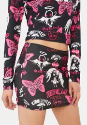 [O Mighty] Little Miss Emo Mini Skirt