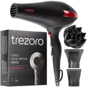 Diffuser Hair Dryer - Professional Ionic Hair Dryer with Powerful 2200W Motor...