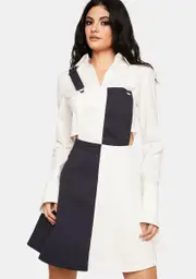 [Black Friday] Checkerboard Pinafore Dress