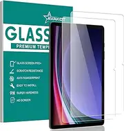 avakot 2 Pack Screen Protector for Samsung Galaxy Tab S9 FE 10.9" | Galaxy Tab S9 11 Inch Tempered Film 2023 | Anti-Scratch BubbleFree Tempered Glass Screen Protector for Samsung Tab S8/S7