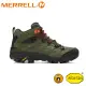 【MERRELL 美國 男 MOAB 3 MID X JEEP《軍綠色》】ML005635/登山鞋/越野/戶外